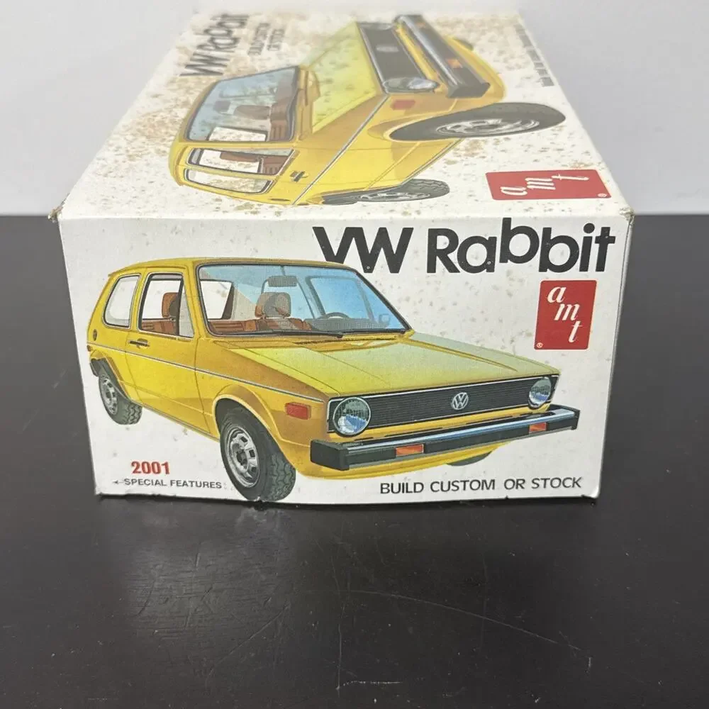 AMT Volkswagen Rabbit Mk I VW Kit # 2001 Stock or Custom Unbuilt‎ in Box Mk1
